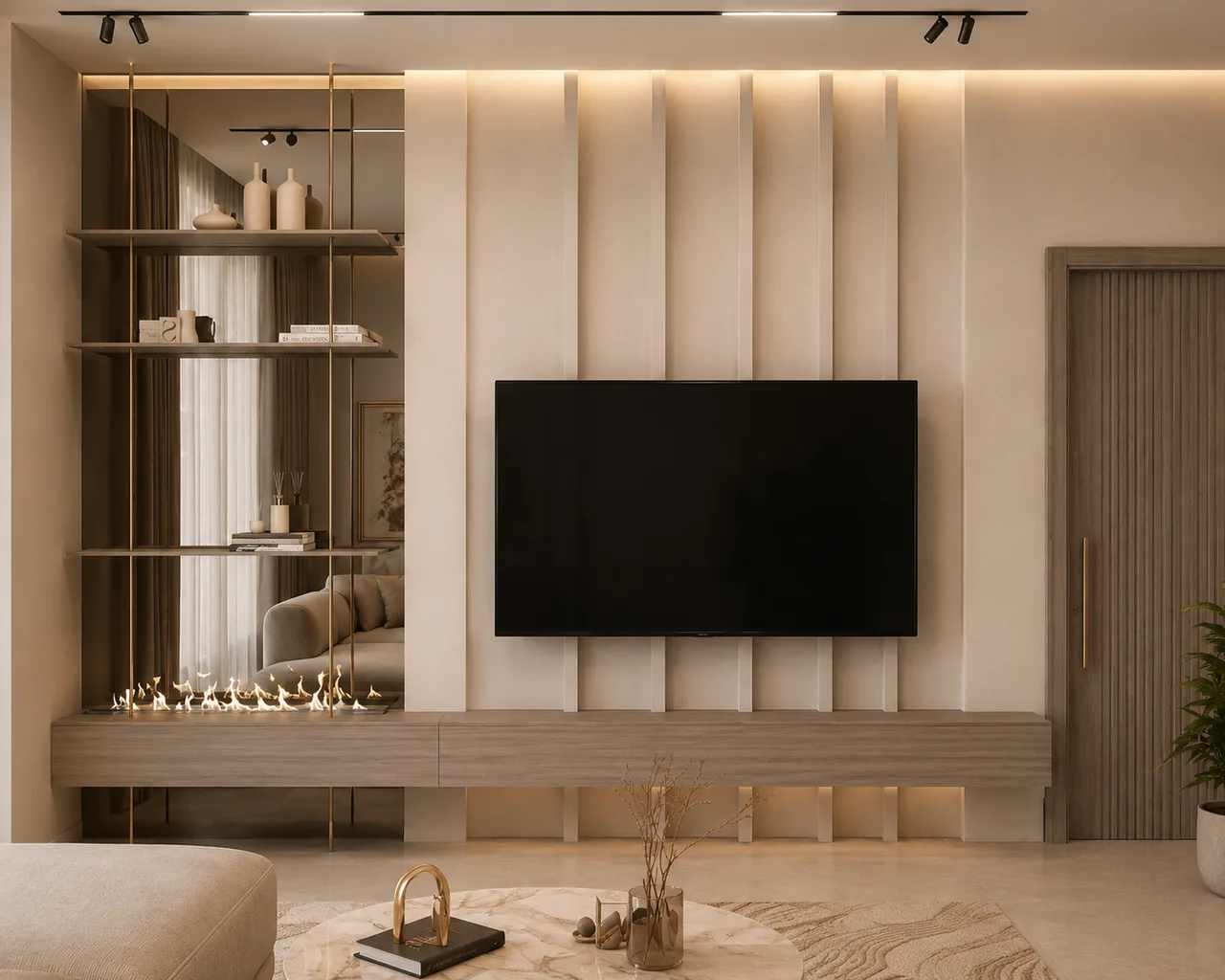 Family Living Room — Z Cube Design living
